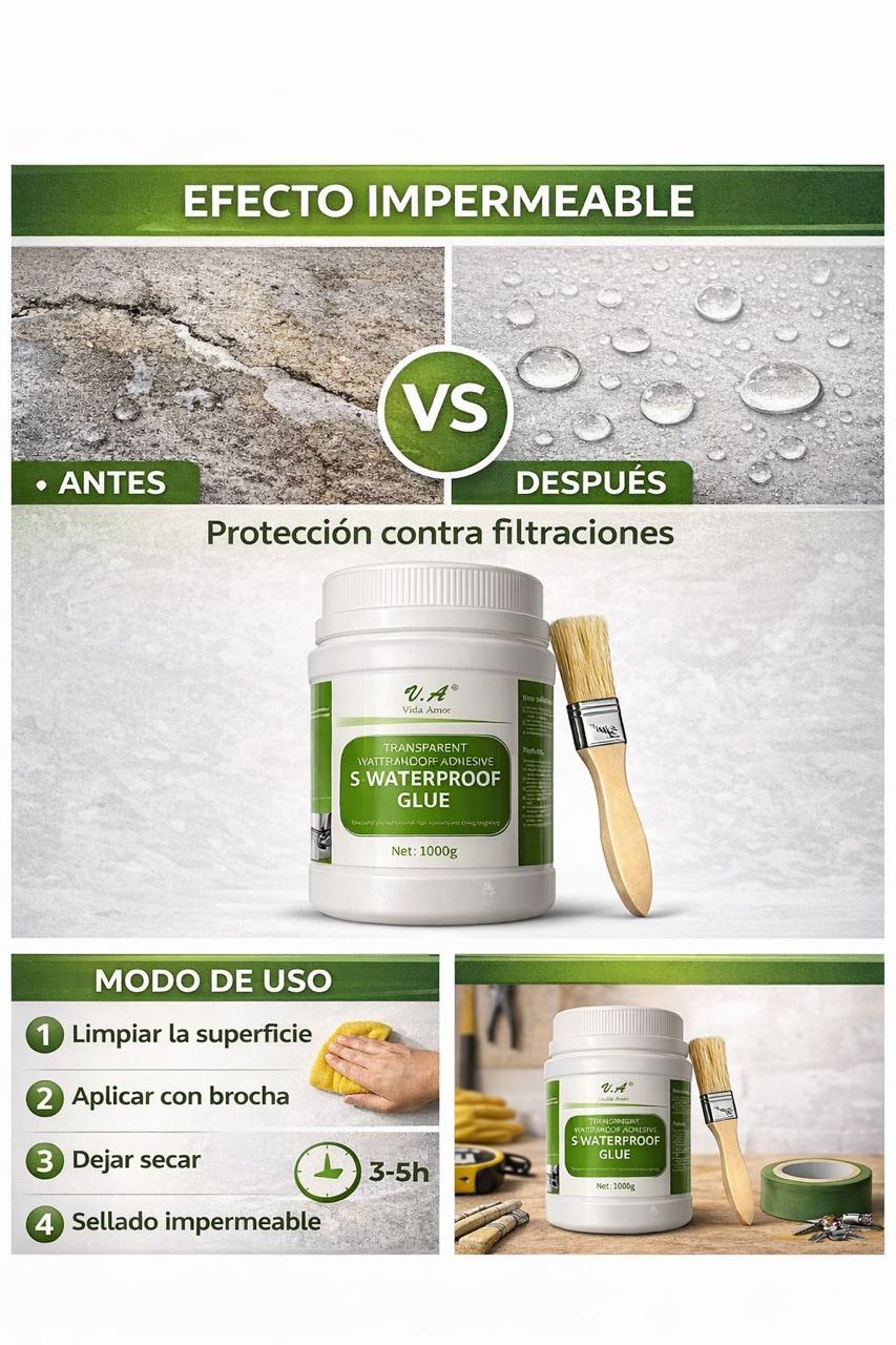 SELLADOR INVISIBLE ¡¡IMPERMEABILIZA TODO EN 10 MINUTOS!! <br>HOY PROMO 2 X 32.990