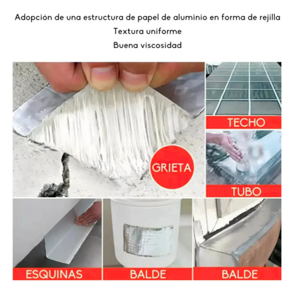 CINTA EXTRA ADHESIVA PRO DE 5m x 10cm. NO SE DESPEGA CON NADA. <br>HOY PROMO 2 X 1