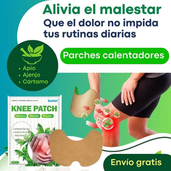 PARCHE DE RODILLA TERAPEÚTICO - RECUPERA TU MOVILIDAD Y DISFRUTA SIN DOLOR DE RODILLA