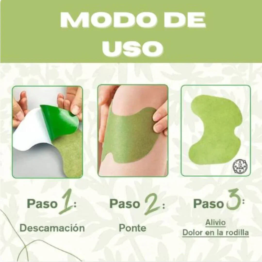 PARCHE DE RODILLA TERAPEÚTICO - RECUPERA TU MOVILIDAD Y DISFRUTA SIN DOLOR DE RODILLA